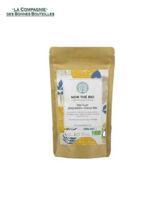 Thé vert Gingembre Citron Bio Monthébio 100 gr