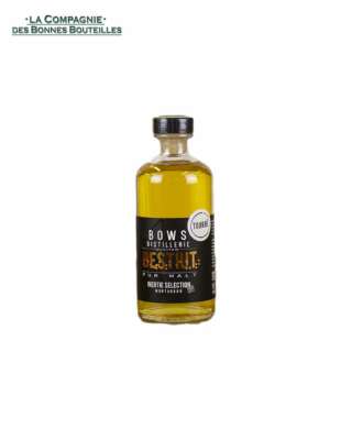 Whisky single malt Bestiut TOURBE Inertie Bows distillerie 50 cl