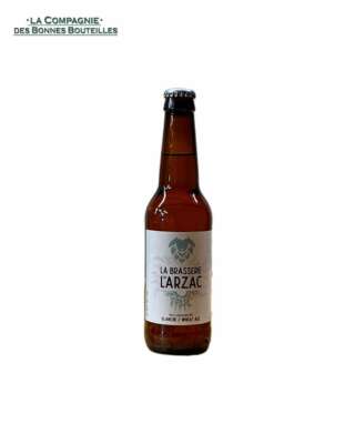 Bière Brasserie du Larzac blanche VP 33cl
