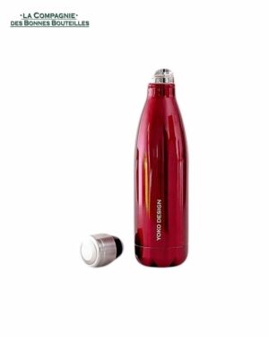 yoko design Bouteilles isotherme rouge brillant 500 ml