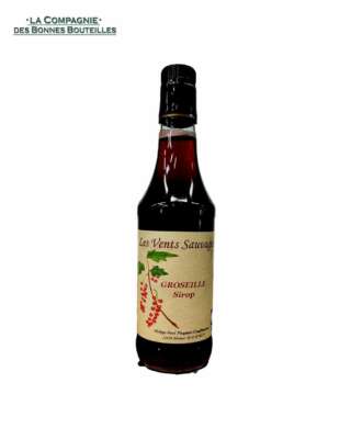 Les vents sauvages - Sirop de groseille bio 50 cl