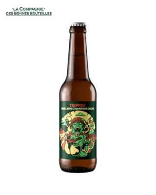 Bière Hoppy Road -  trippin double NEIPA - Citra Motueka Cascade - VP 33cl