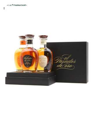 Coffret Rhum El pasador 3 bouteilles 20 cl