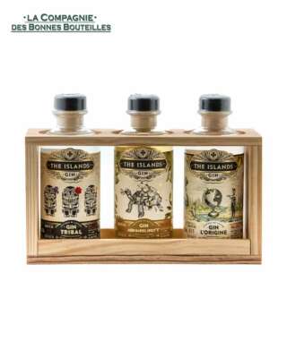 Coffret Gins The Islands Triptyque 3 x 20 cl