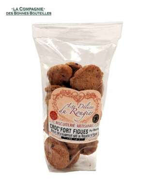 Les Délices du Rougier - Croc'fort figues - 100 gr