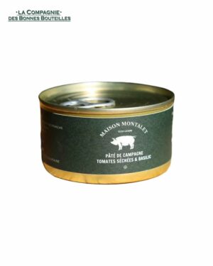 Maison Montalet - Pâté de campagne à la tomate séchée & Basilic - 120 gr