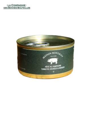Maison Montalet - Pâté de campagne à la tomate séchée & Basilic - 120 gr
