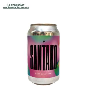 Bière Brasserie Garage- Santako - west coast IPA- sans gluten - Can 33cl