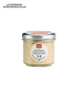 Super producteur - crème fine de pois chiches au citron et cumin - 100 gr