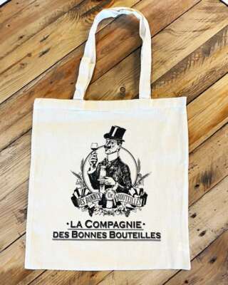 tote bag la compagnie des bonnes bouteilles