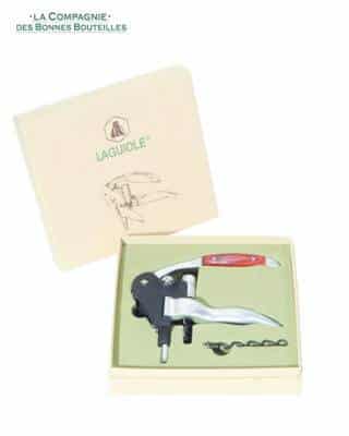 Tire bouchon Laguiole avec levier à crémallière